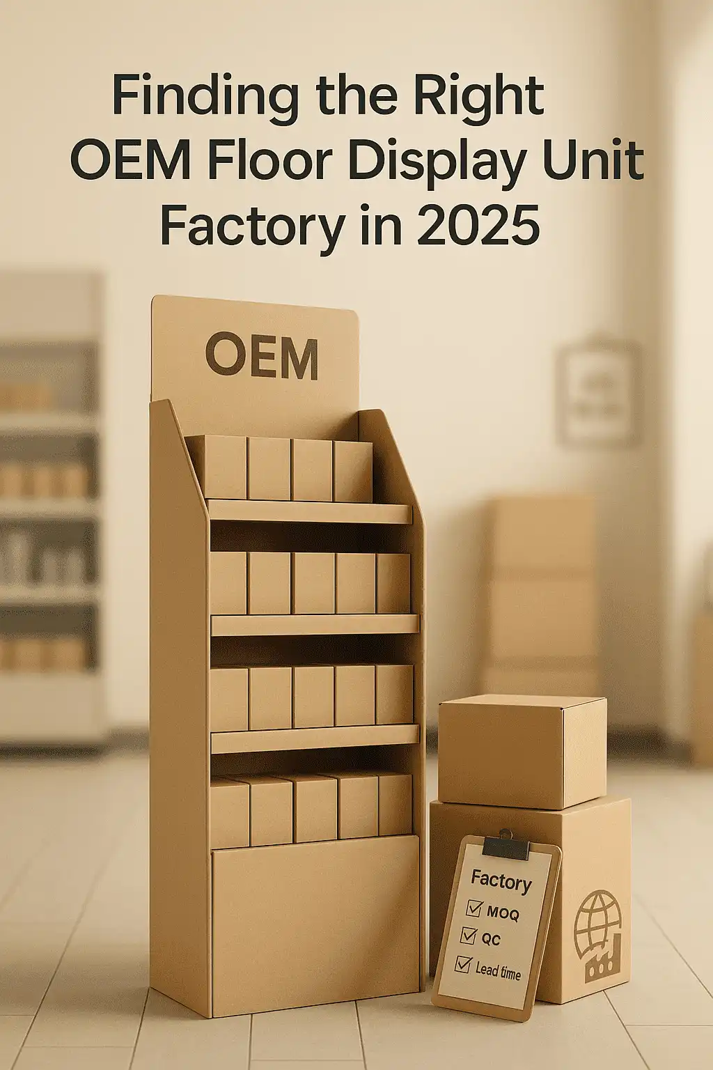 Finding the Right OEM Floor Display Unit Factory in 2025